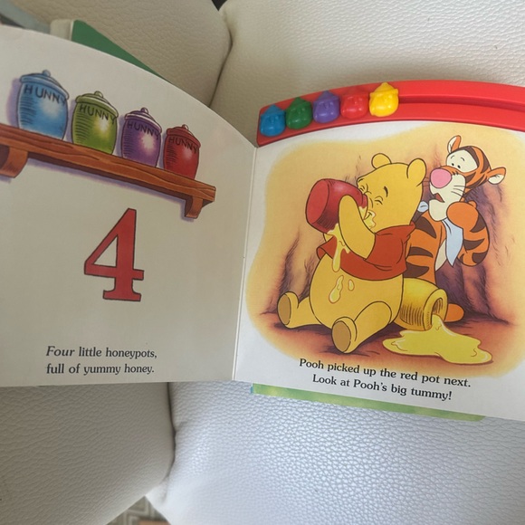 Book Bundle of 5 Baby Toddler Heavy Duty Books Maisy Pooh Curious George Skip - Picture 7 of 7